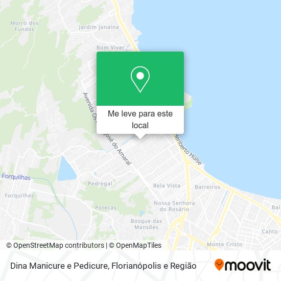 Dina Manicure e Pedicure mapa