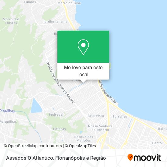 Assados O Atlantico mapa