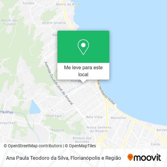 Ana Paula Teodoro da Silva mapa