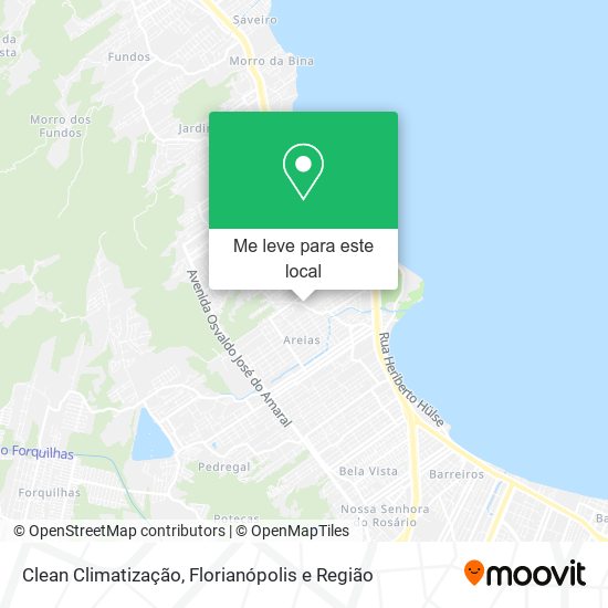 Clean Climatização mapa