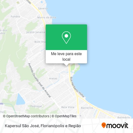 Kapersul São José mapa