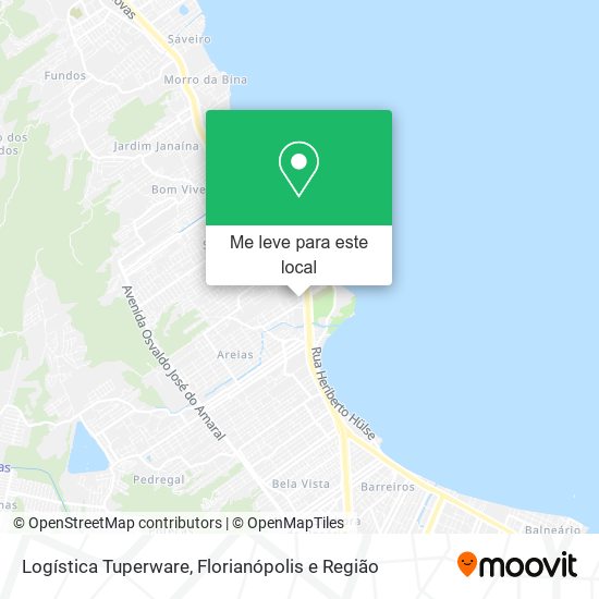 Logística Tuperware mapa