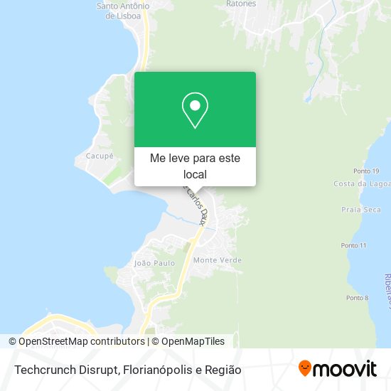 Techcrunch Disrupt mapa