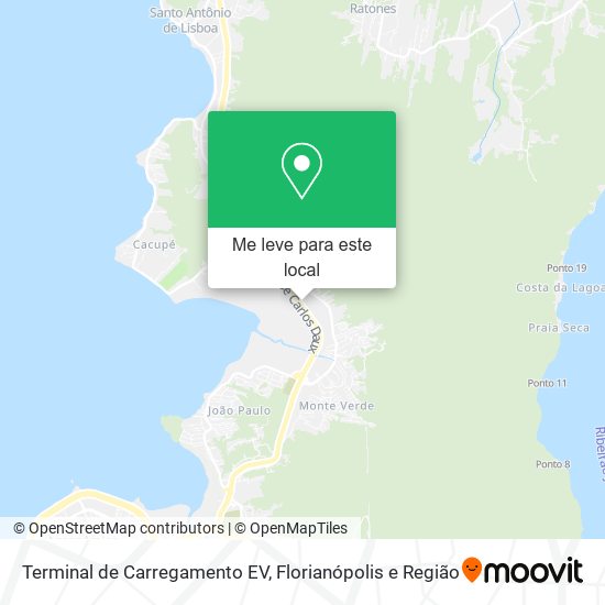 Terminal de Carregamento EV mapa