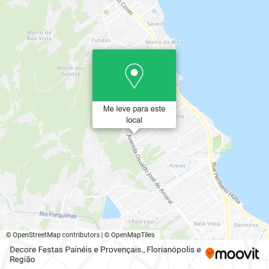 Decore Festas Painéis e Provençais. mapa