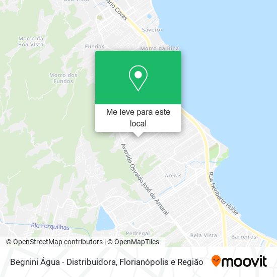 Begnini Água - Distribuidora mapa