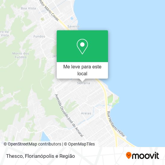 Thesco mapa