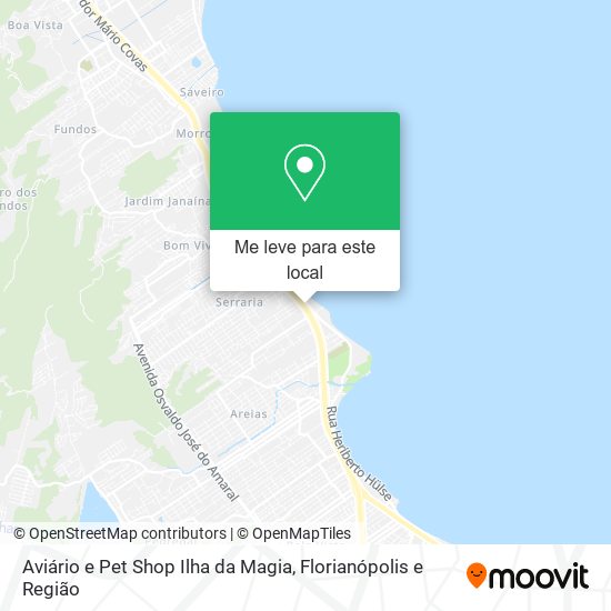 Aviário e Pet Shop Ilha da Magia mapa