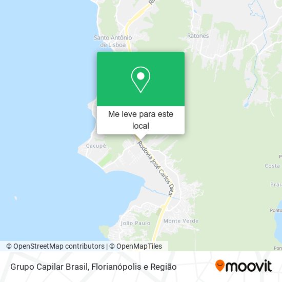 Grupo Capilar Brasil mapa