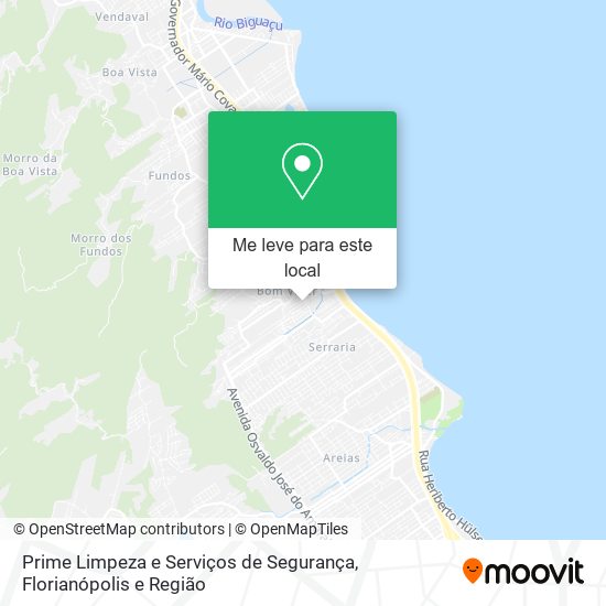 Prime Limpeza e Serviços de Segurança mapa