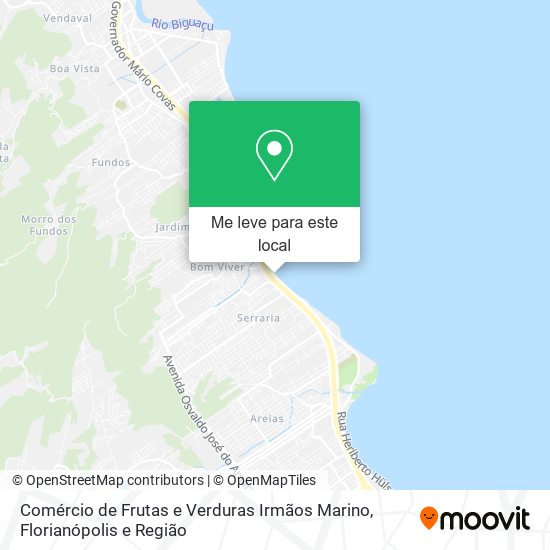 Comércio de Frutas e Verduras Irmãos Marino mapa