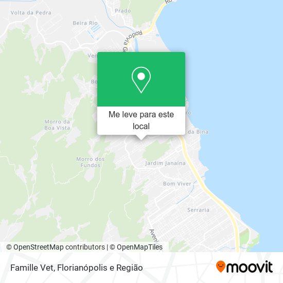 Famille Vet mapa