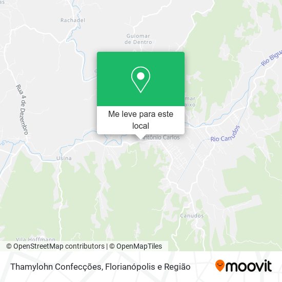 Thamylohn Confecções mapa
