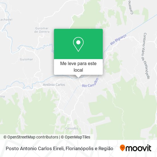 Posto Antonio Carlos Eireli mapa