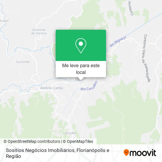 Sositios Negócios Imobiliários mapa
