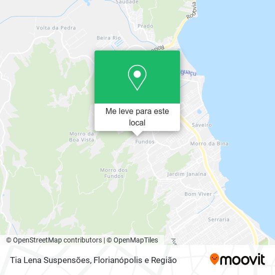 Tia Lena Suspensões mapa