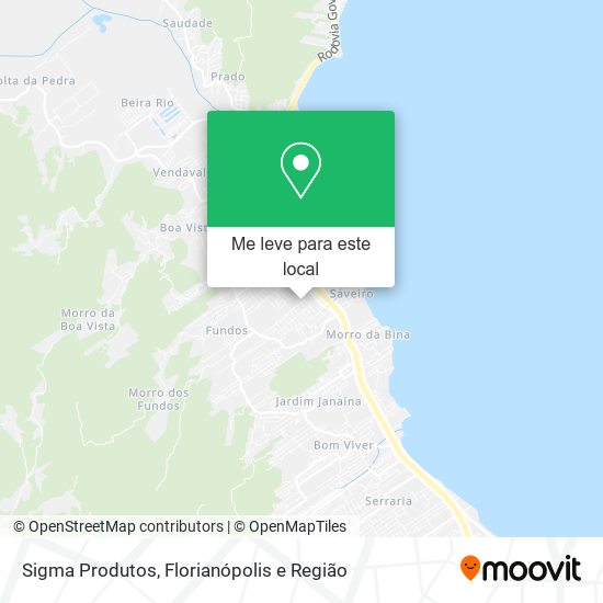 Sigma Produtos mapa