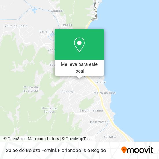 Salao de Beleza Femini mapa