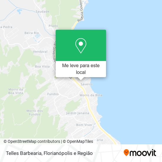 Telles Barbearia mapa