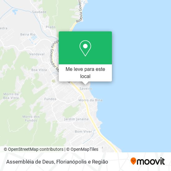 Assembléia de Deus mapa