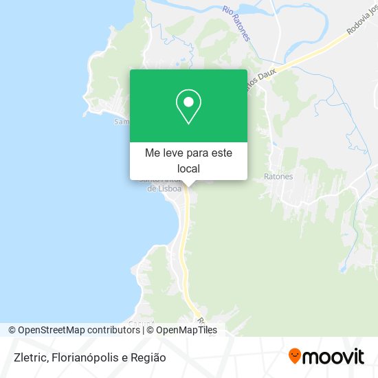 Zletric mapa