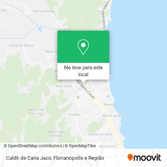 Caldk de Cana Jacó mapa