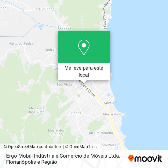 Ergo Mobili Indústria e Comércio de Móveis Ltda mapa