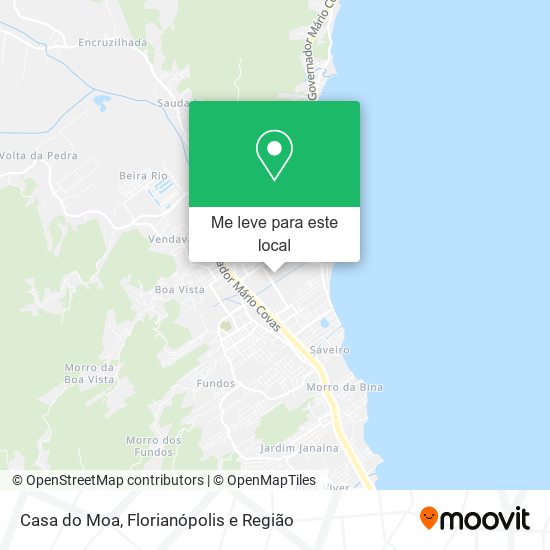 Casa do Moa mapa