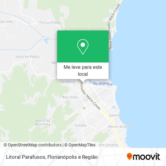 Litoral Parafusos mapa