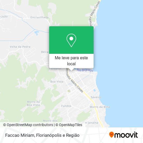 Faccao Miriam mapa