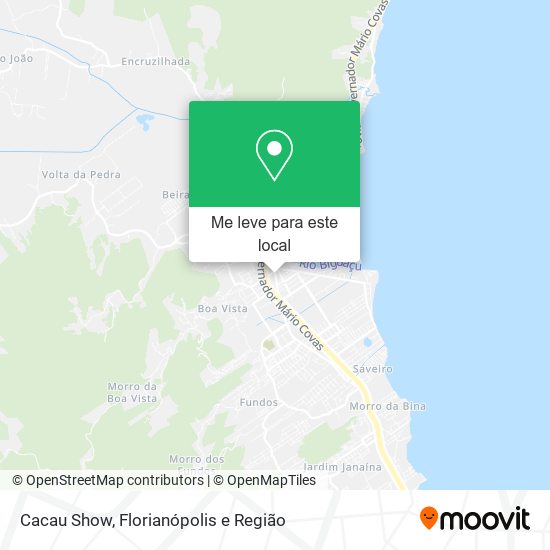 Cacau Show mapa