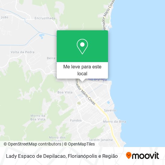 Lady Espaco de Depilacao mapa