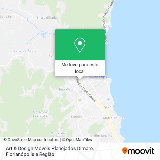 Art & Design Móveis Planejados Dimare mapa