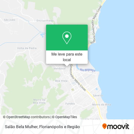 Salão Bela Mulher mapa
