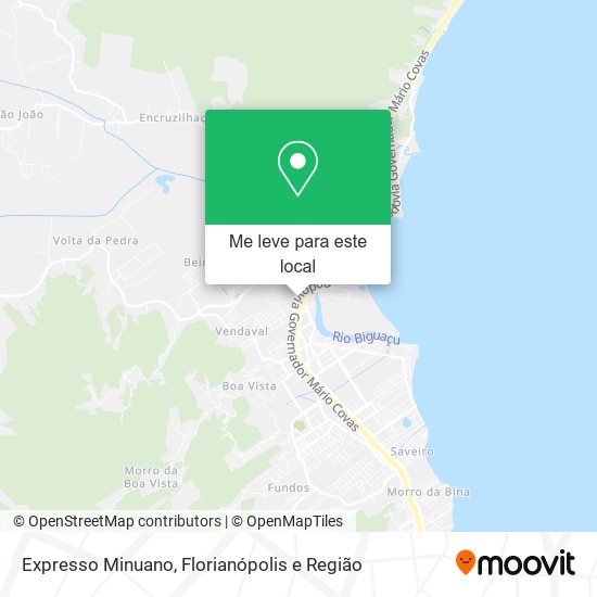 Expresso Minuano mapa