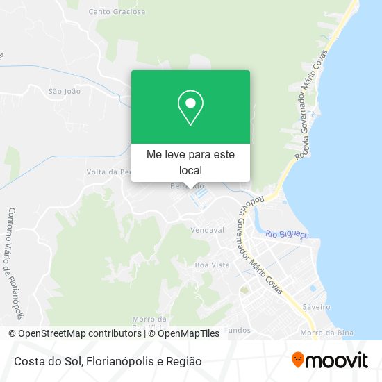 Costa do Sol mapa