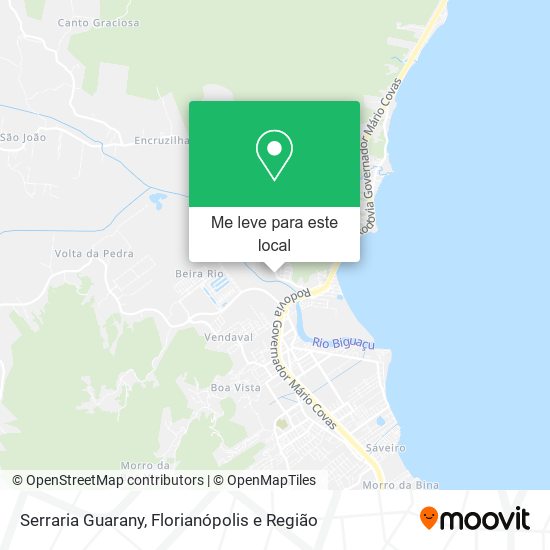 Serraria Guarany mapa