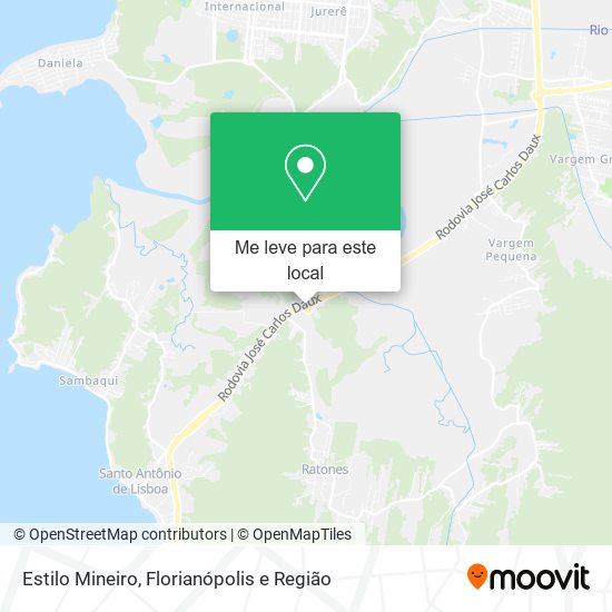 Estilo Mineiro mapa