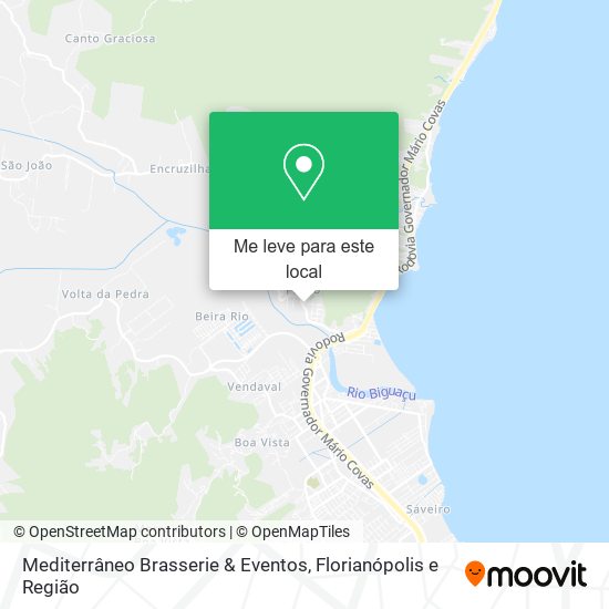 Mediterrâneo Brasserie & Eventos mapa