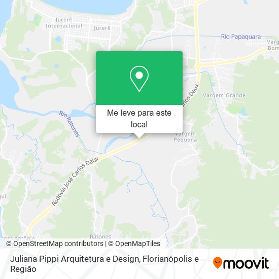 Juliana Pippi Arquitetura e Design mapa