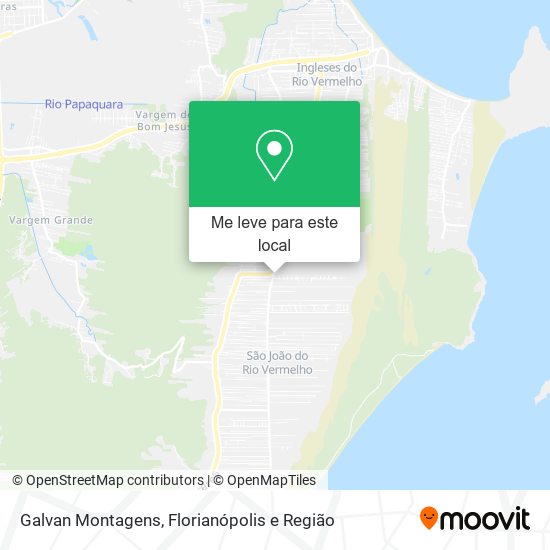 Galvan Montagens mapa