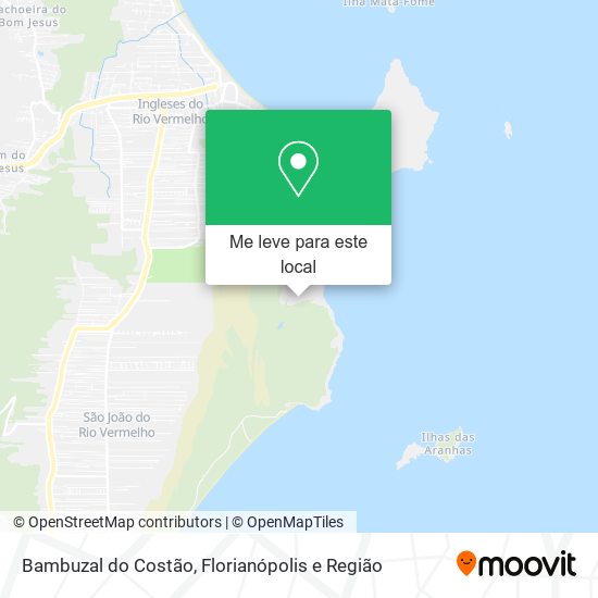 Bambuzal do Costão mapa