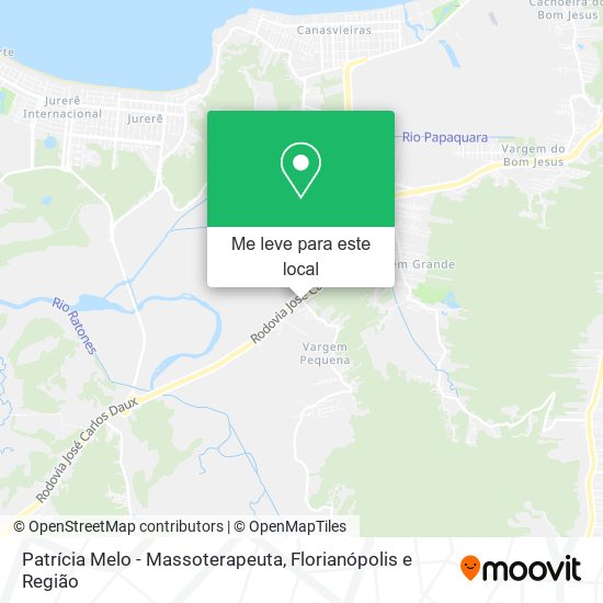 Patrícia Melo - Massoterapeuta mapa