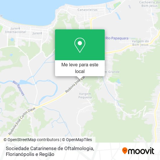 Sociedade Catarinense de Oftalmologia mapa