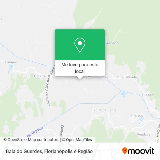 Baia do Guerdes mapa
