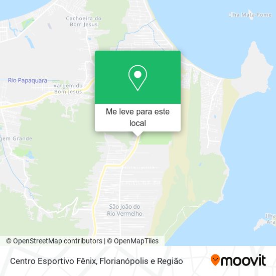Centro Esportivo Fênix mapa