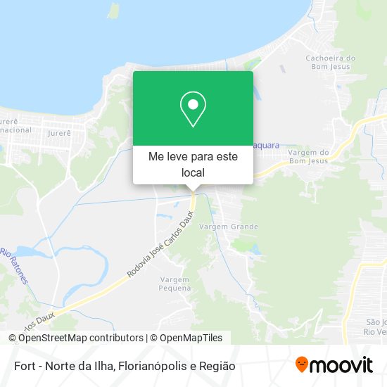 Fort - Norte da Ilha mapa