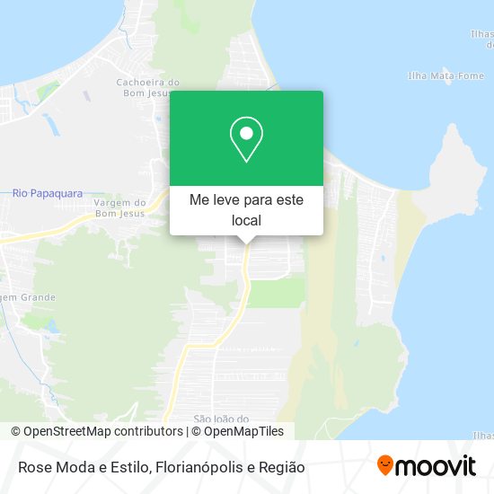 Rose Moda e Estilo mapa