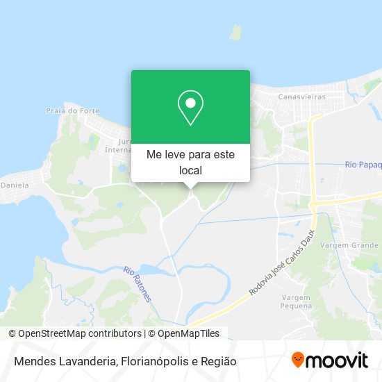 Mendes Lavanderia mapa