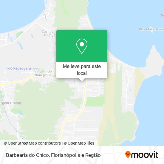 Barbearia do Chico mapa